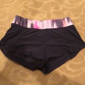 Lululemon Athletica running shorts in navy
